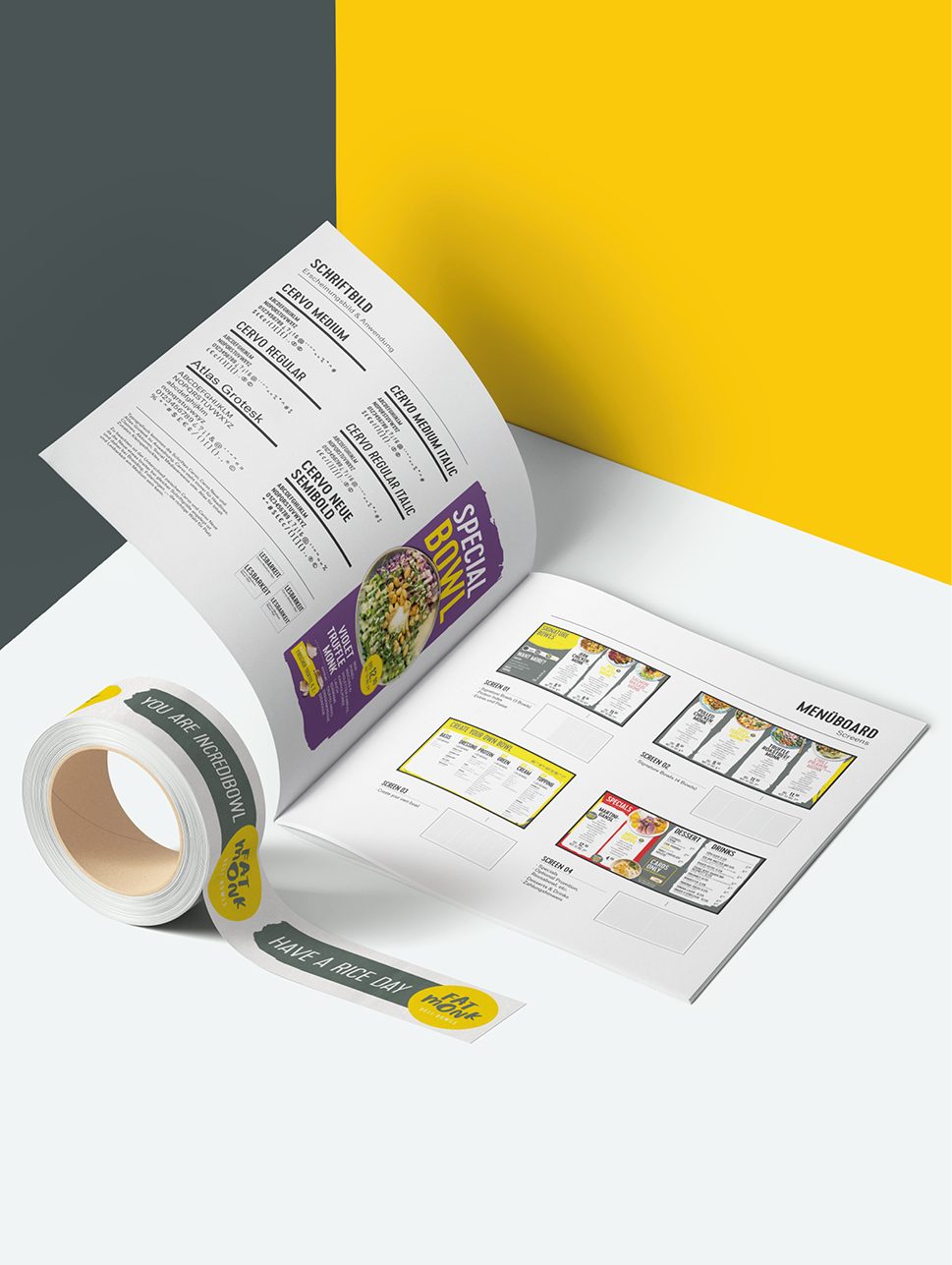 Fat Monk – sticker roll