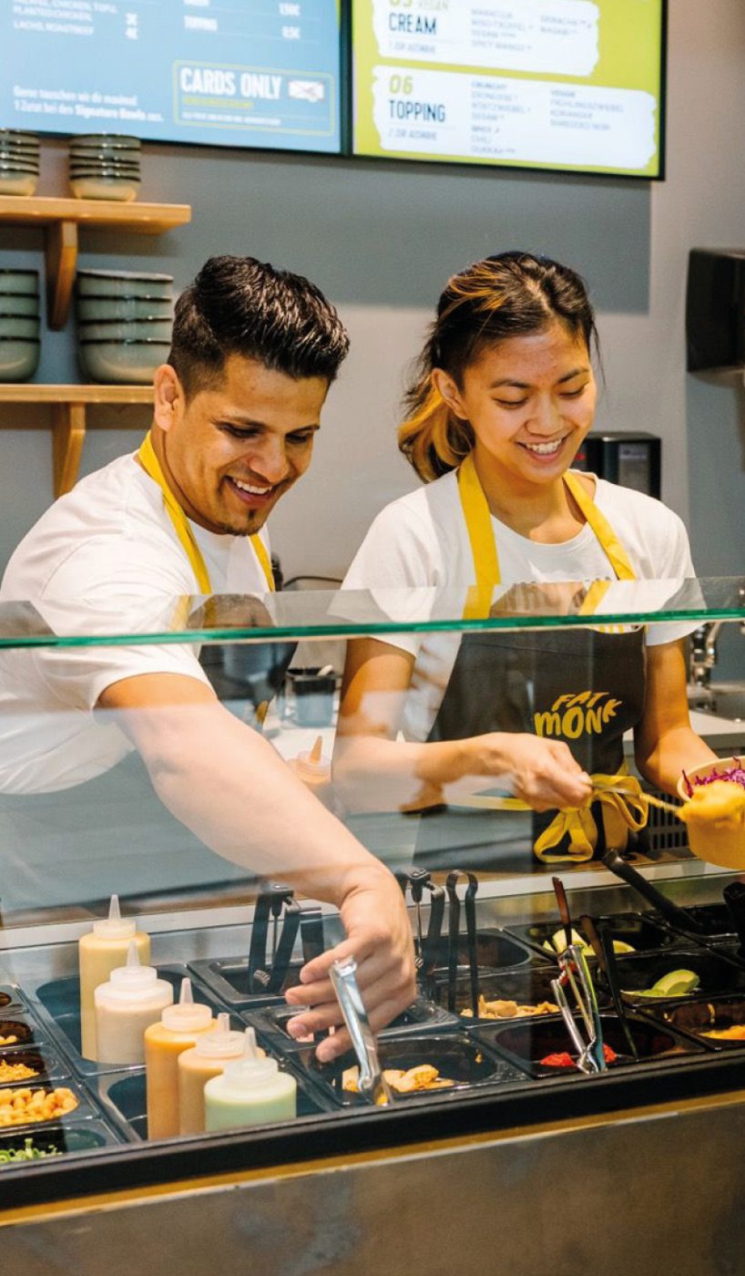 Fat Monk – deli team and bowls