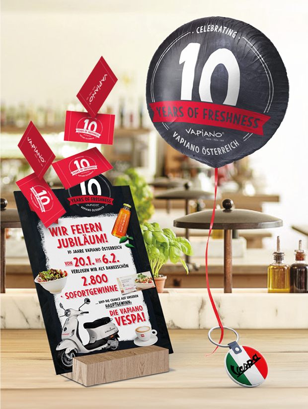 Vapiano – 10 Jahre Ballon