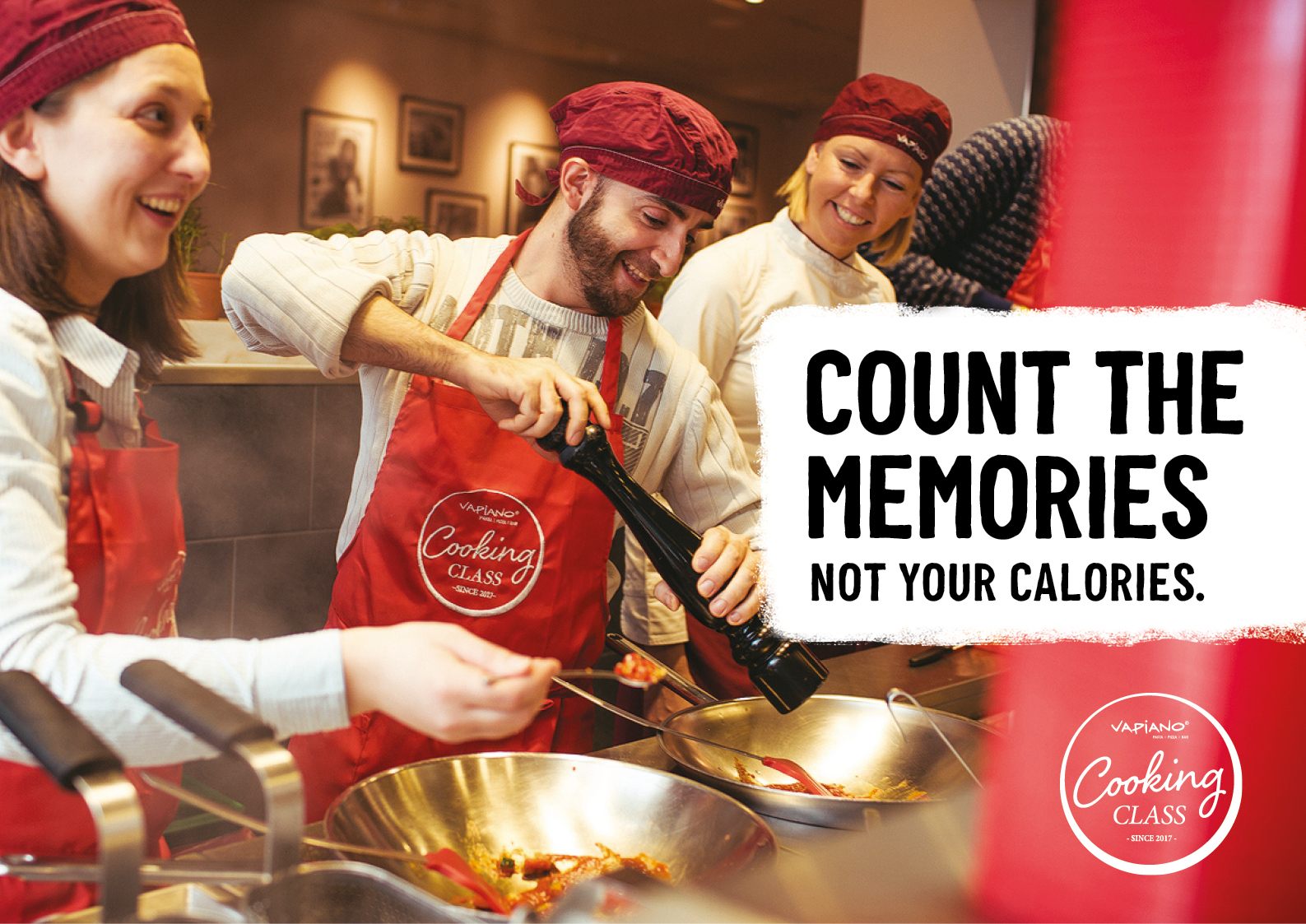 Vapiano – Count the memories, cooking class