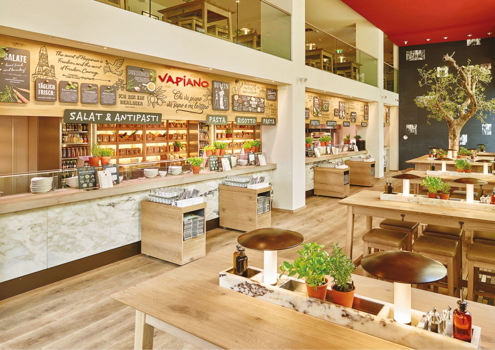 Vapiano – restaurant interior