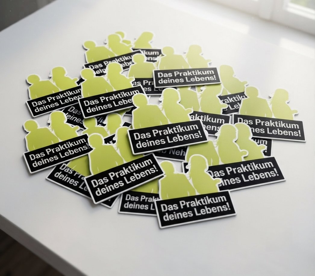 YPD Challenge – Das Praktikum deines Lebens, Sticker