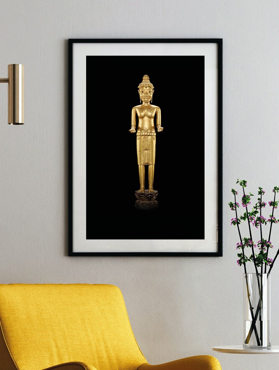 Galerie Zacke – framed Buddha poster